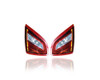 Back Up Light - Compatible/Replacement for '16-17 Nissan Altima Sedan S/SV/SL/SR - Inner On Trunklid, Standard Red Lens - Pair, Left Driver + Right Passenger Set - 265409HS0A, 265459HS0A - CAPA