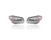 Headlight Assembly For MB2503220; MB2502220 15-20 Mercedes-Benz C-Class-Sedan, 17-20 Coupe - Pair Left and Right, Halogen, NSF