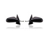 Door Mirror - Compatible/Replacement for '96-02 Saturn Sedan/Wagon S-Series - Powered, Black - Pair, Left Driver + Right Passenger Set - 21170590, 21171103