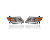 Headlight - Compatible/Replacement for '11-13 Honda Odyssey - HID Without Ballast & Bulb - Pair, Left Driver + Right Passenger Set - 33101TK8A11, 33151TK8A11