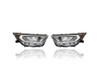 Headlight - Compatible/Replacement for '19-21 Toyota RAV4 XLE/Premium/Adventure/Limited/TRD (Japan Built) Halogen/LED, Chrome Bezel - Pair, Set - 8113042811, 8117042811 - CAPA