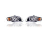 Headlight - Compatible/Replacement for '05-08 Audi A4/S4 Sedan/Wagon - Halogen - Pair, Left Driver + Right Passenger Set - 8E0941004AL, 8E0941003AL