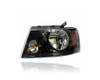 Headlight - Compatible/Replacement for '06-08 Ford F-150 Lariat/Harley Davidson - Black - Left Hand - Driver - 7L3Z13008HA - CAPA
