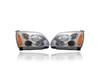Headlight - Compatible/Replacement for '04-08 Mitsubishi Galant DE/ES/SE-Only - Pair, Left Driver + Right Passenger Set - MN161852, MN161851