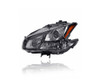 Headlight - Compatible/Replacement for '11-14 Nissan Maxima S/SV/Sport Package - Xenon, Black Bezel - Left Hand - Driver - 26060ZY80A