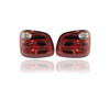 Tail Light - Compatible/Replacement for '00-04 Ford F-150/Heritage XL/XLT/Lariat - Flareside Bed, Red Interior Lens - Pair, Left Driver + Right Passenger Set - YL3Z13404AA, YL3Z13405AA
