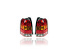 Tail Light - Compatible/Replacement for '01-07 Ford Escape/Hybrid - Pair, Left Driver + Right Passenger Set - 6L8Z13404DA, 6L8Z13405DA