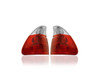 Tail Light - Compatible/Replacement for '04-06 BMW X5 - Clear, On Body - Pair, Left Driver + Right Passenger Set - 63217164474, 63217164473