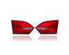Tail Light - Compatible/Replacement for '11-14 VW Volkswagen Jetta/Hybrid Sedan (Exclude GLI/L) - Inner On Trunk Lid, Halogen - Pair, Left Driver + Right Passenger Set - 5C6945094, 5C6945093 - CAPA