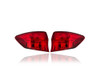 Tail Light - Compatible/Replacement for '13-15 Acura RDX - Halogen, Outer On Body Quarter Panel - Pair, Left Driver + Right Passenger Set - 33500TX4A01, 33550TX4A01