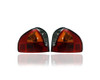 Tail Light - Compatible/Replacement for '01-04 Hyundai Santa Fe - Pair, Left Driver + Right Passenger Set - 9240226010, 9240126010