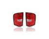 Tail Light - Compatible/Replacement for '10-11 Chevrolet Silverado/GMC Sierra With Dual Rear Wheels & 921 Reverse Bulb-Only - Pair, Left Driver + Right Passenger Set - 20840272, 20840271 - CAPA