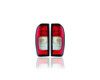 Tail Light - Compatible/Replacement for '98-00 Nissan Frontier (Exclude Crew Cab) - Pair, Left Driver + Right Passenger Set - 265503S525, 265553S525