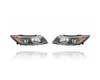 Headlight Assembly For KI2503175; KI2502175 14-15 Kia Optima USA-Build - Pair Left and Right Set, Halogen, Without-LED Position Lamp, NSF