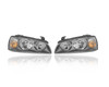Headlight Assembly For HY2503130; HY2502130 04-06 Hyundai Elantra Sedan/Hatchback - Pair Left and Right Set