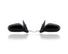 Door Mirror - Compatible/Replacement for '93-97 Nissan Altima - Powered, Unpainted - Pair, Left Driver + Right Passenger Set - 963012B500, 963022B500