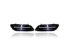 Fog Light Cover - Compatible/Replacement for '00-02 Toyota Avalon - Front, Black - Pair, Left Driver + Right Passenger Set - 52127AC020C0, 52128AC020C0