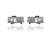 Headlight Assembly - Compatible/Replacement for '96-02 Chevrolet Express/GMC Savana - Composition, Halogen - Pair, Left Driver + Right Passenger Set - 16522160, 16522159