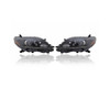 Headlight Assembly - Compatible/Replacement for '20-20 Toyota Sienna SE - Halogen With LED Daytime Running Lamp, Blackened Chrome Interior - Pair Set - CAPA - 8111008190, 8115008190