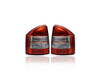 Tail Light - Compatible/Replacement for '07-10 Jeep Compass - Halogen - Pair, Left Driver + Right Passenger Set - 5303878AD, 5303879AD