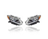 Headlight Assembly For 14-16 Nissan Rogue Halogen - Left Driver + Right Passenger, Set Pair Both, NSF Certified