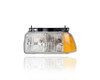 Headlight - Compatible/Replacement for '94-97 Chevrolet S10/GMC Sonoma, 95-97 Jimmy - Halogen, Composite With Integrated Corner Lamp - Left Hand - Driver - 16525157