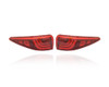 Tail Light - Compatible/Replacement for '17-19 Kia Sportage SX Turbo - LED, Outer On Body Quarter Panel - Pair, Left Driver + Right Passenger Set - 92402D9120, 92401D9120