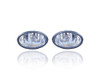 Fog Light Assembly - Compatible/Replacement for '06-08 Honda Civic/Hybrid Sedan - Halogen - Pair, Left Driver + Right Passenger Set - 08V31SNA100