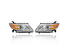 Headlight - Compatible/Replacement for '11-13 Honda Odyssey Touring Elite - Xenon/HID - Pair, Left Driver + Right Passenger Set - 33101TK8A11, 33151TK8A11 - CAPA