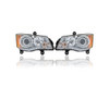 Headlight Assembly - Compatible/Replacement for '08-16 Chrysler Town & Country Limited - Xenon/HID - Pair, Left Driver + Right Passenger Set - 5113334AF, 5113335AF - CAPA