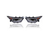 Headlight Assembly - Compatible/Replacement for '19-21 Toyota RAV4 Hybrid XLE/Premium/XSE/Limited North American-Built - LED Projector - Pair, Set - 811100R162, 811500R162 - CAPA