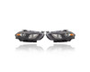 Headlight Assembly - Compatible/Replacement for '13-16 Dodge Dart - Xenon Without HID Kit, With Black Trim - Pair, Left Driver + Right Passenger Set - 68083910AJ, 68083911AJ