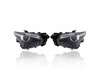 Headlight Assembly - Compatible/Replacement for '16-20 Mazda CX-9 Carbon/Grand Touring/Signature - LED With Adaptive Light System - Pair, Left Driver + Right Passenger Set - TM5551031B, TM5551041B