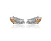 Headlight Assembly For 03-04 Toyota Corolla CE/LE-Model - Pair Both Left Right Set - 8111002190, 8115002200