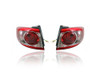 Tail Light Assembly - Compatible/Replacement for '10-12 Hyundai Santa Fe - Halogen, Outer On Body Quarter Panel - Pair, Left Driver + Right Passenger Set - 924020W500, 924010W500