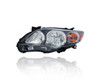 Headlight Assembly For 11-13 Toyota Corolla S/XRS USA-Build - Left Hand Driver, Black Bezel, CAPA Certified - 8115002B60