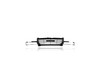 Grille For 19130791 03-07 GMC Sierra 1500/2500 - Black - With Chrome Frame Smooth - With Emblem Provision