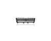 Grille For 20966058 11-14 Chevrolet Silverado 2500/3500 - Matte Dark Gray, With Chrome Moulding & Emblem Provision