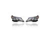 Headlight Assembly For 8113042592, 8117042592 13-15 Toyota RAV4 (Japan-Build Only) - Pair, Left Driver + Right Passenger Set), CAPA