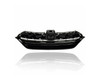 Grille - Compatible/Replacement for '17-19 Honda CR-V LX - Main Upper, Black Frame Bar Insert, With Emblem Provision - 71121TLAA00