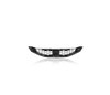 Grille For 71121TR3A01 13-15 Honda Civic Sedan LX/EX/EXL/SE/HF/NG/1.8L (Exclude SI/2.4L) - Matte Dark Gray - Textured, CAPA- Certified - With Emblem Provision