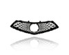Grille - Compatible/Replacement for '19-21 Acura RDX A-Spec - Main Upper, Glossy Gray Insert, With Emblem Provision - 71121TJBA50