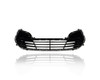 Grille - Compatible/Replacement for '12-17 Hyundai Veloster Base/Value/1.6L (Non-Turbo) - Front Bumper Lower, Chrome Trim Glossy Black - 865602V010