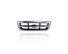 Grille - Compatible/Replacement for '98-00 Ford Ranger 2WD XLT - Chrome Frame Gray Insert, With Emblem Provision - F87Z8200EAA
