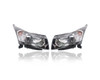 Headlight Assembly For 95291964; 95291963 12-15 Chevrolet Cruze ('12-2nd Design), 16-16 Cruze Limited - Pair Left Driver + Right Passenger Set