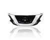 Grille - Compatible/Replacement for '15-18 Nissan Murano - Main Upper Chrome Frame, Glossy Black Insert, With Emblem Provision - 623105AA0A