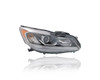 Headlight Assembly For HO2503169 16-17 Honda Accord-Sedan EX/EX-L/Sport - Right Hand - Passenger, Halogen-Type With LED-Daytime Running Light, CAPA