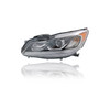 Headlight Assembly For HO2502169 16-17 Honda Accord-Sedan EX/EX-L/Sport - Left Hand - Driver, Halogen-Type With LED-Daytime Running Light, CAPA