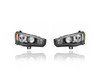 Headlight Assembly For 8301C362, 8301C361 09-17 Mitsubishi Lancer, 09-15 Evolution, 09-17 Sportback - Halogen, Pair Left Driver + Right Passenger Set, NSF