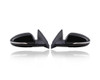 Door Mirror - Compatible/Replacement for '20-20 Kia Forte Sedan GT - Powered, Heated With Signal Lamp, Without Blind Spot, Glossy Black - Pair, Set - 87620M7080, 87610M7080